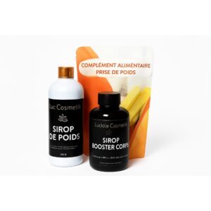 Kit Prise de Poids Complet : Sirop Prise de Poids 500ml + Sirop Booster 500ml + Complément alimentaire
